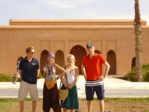 Ed, Katie, Ro and Me in Marrakech
